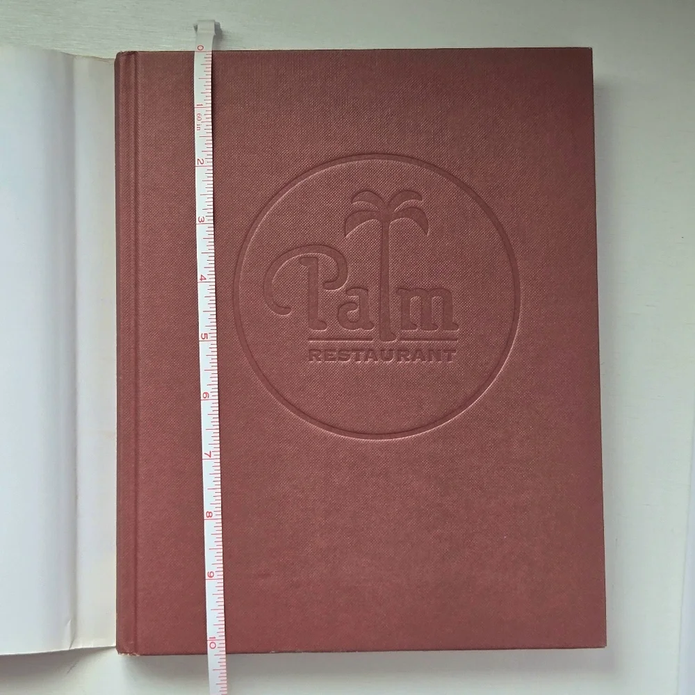 VTG Rare '03 SIGNED The Palm Restaurant Cookbook, Hardcover w Dust Jacket, EUC